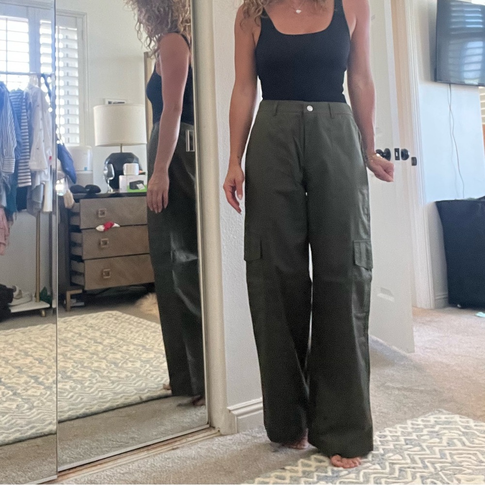 Army green pants